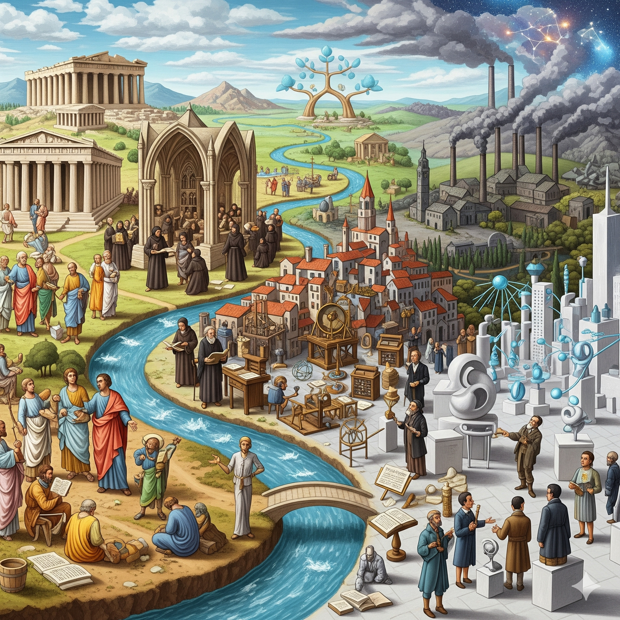 From Thales to Sartre: A Journey Through Western Philosophy