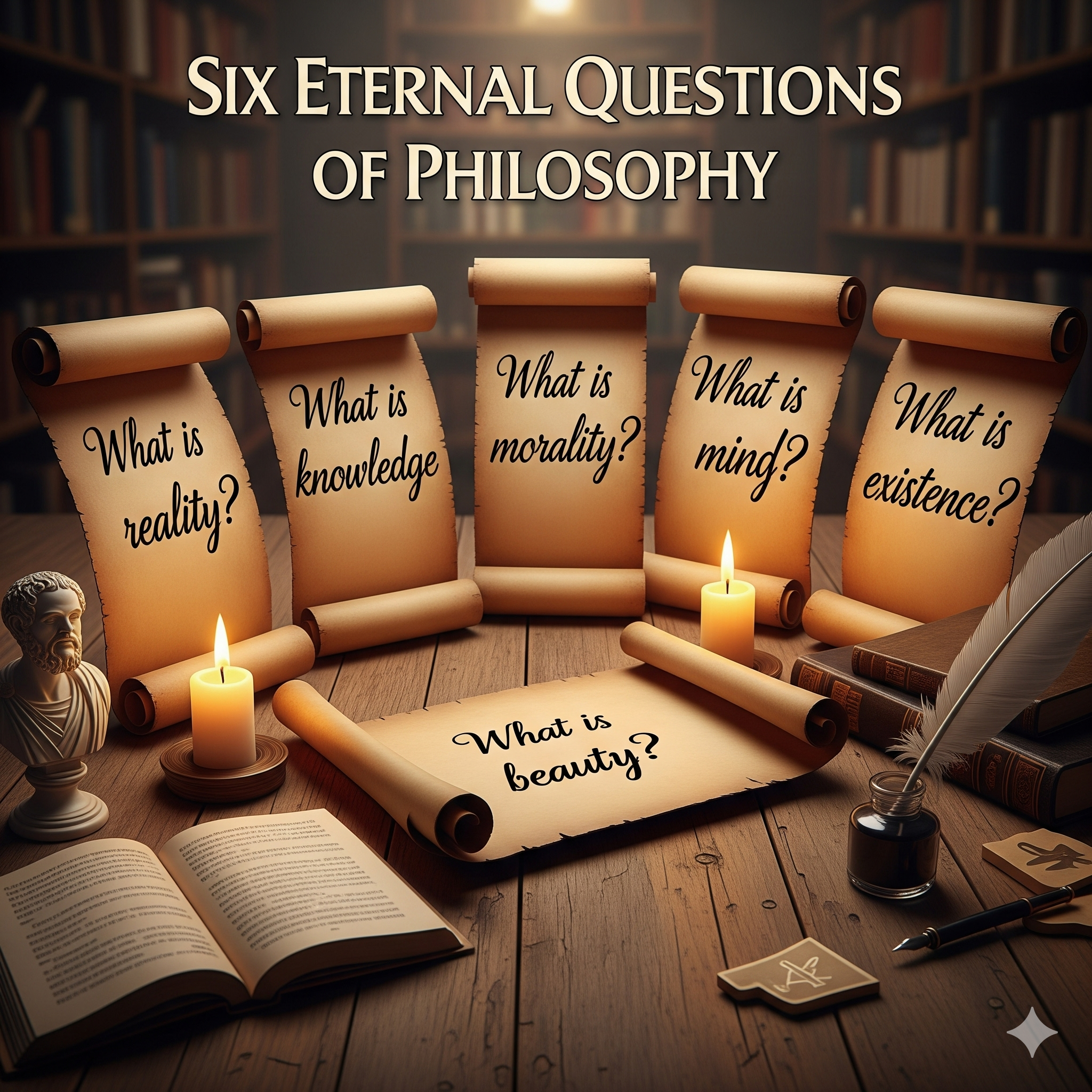 six eternal questions of philosophy